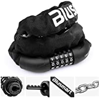 Candado de bicicleta antirrobo de combinación de Bluesmart- 7 mm x 900 mm- 860g